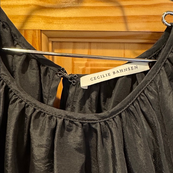 Cecilie Bahnsen Black Ava Dress Sz 6 - Picture 6 of 10